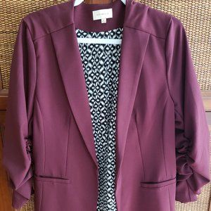 Dark Purple (Grape) Open Blazer